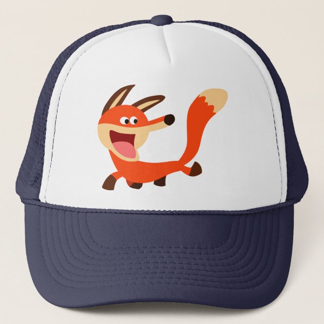 Cute Mischievous Cartoon Fox Hat (Front)