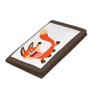 Cute Mischievous Cartoon Fox Wallet