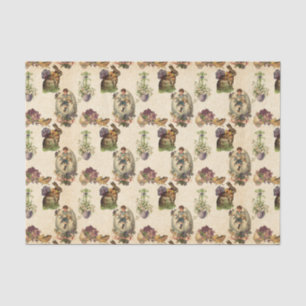 Cute mixed Easter pattern party tissue Tissue Paper