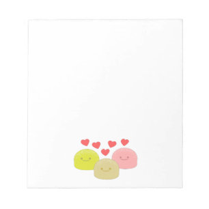 Cute Mochi Cartoon Drawings Notepad
