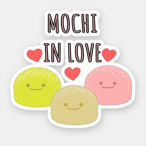 Cute Mochi Cartoon Drawings Sticker