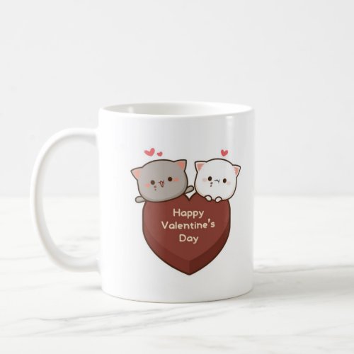 cute mochi cats  coffee mug