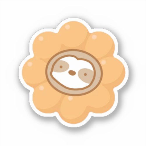 Cute Mochi Donut Sloth Vinyl Sticker 