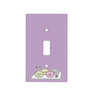 Cute Mochi ice cream rice cake Japanese green tea Light Switch Cover
