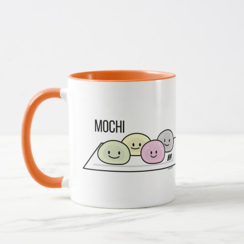 Cute Mochi ice cream rice cake Japanese green tea  Mug