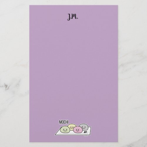 Cute Mochi ice cream rice cake Japanese green tea Stationery