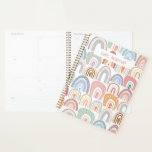 Cute Modern Assorted Pastel Rainbow Planner<br><div class="desc">Cute Modern Assorted Pastel Rainbow Planner</div>