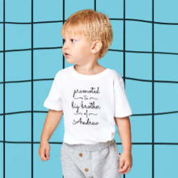 Cute Modern Big Brother Sister Minimal Typography Toddler T-shirt