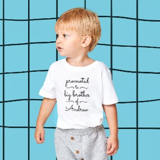 Cute Modern Big Brother Sister Minimal Typography