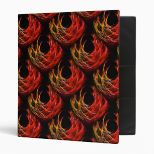 Cute Modern Boho Elegant Abstract Art Pattern #503 3 Ring Binder