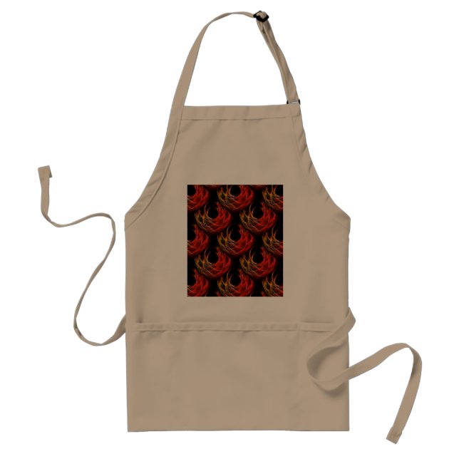 Cute Modern Boho Elegant Abstract Art Pattern #503 Adult Apron (Front)