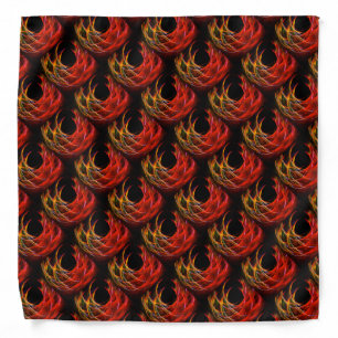 Cute Modern Boho Elegant Abstract Art Pattern #503 Bandana