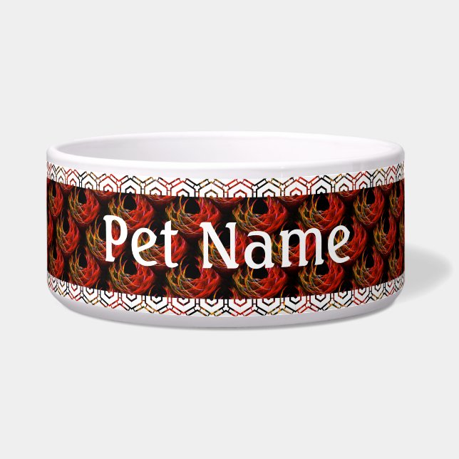 Cute Modern Boho Elegant Abstract Art Pattern #503 Bowl (Front)