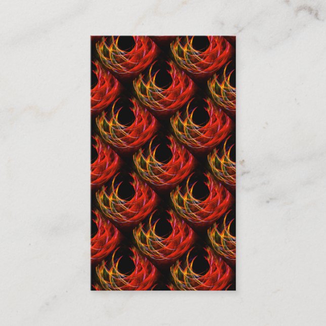 Cute Modern Boho Elegant Abstract Art Pattern #503 Business Card (Front)