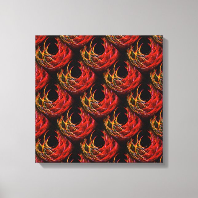 Cute Modern Boho Elegant Abstract Art Pattern #503 Canvas Print (Front)