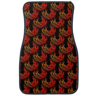 Cute Modern Boho Elegant Abstract Art Pattern #503 Car Floor Mat