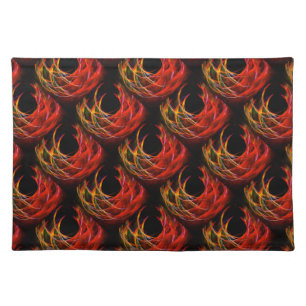 Cute Modern Boho Elegant Abstract Art Pattern #503 Cloth Placemat