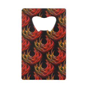 Cute Modern Boho Elegant Abstract Art Pattern #503 Credit Card Bottle Opener