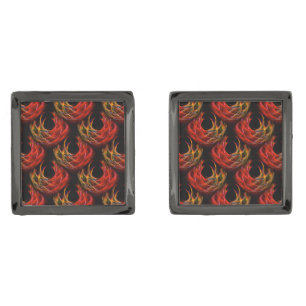 Cute Modern Boho Elegant Abstract Art Pattern #503 Cufflinks