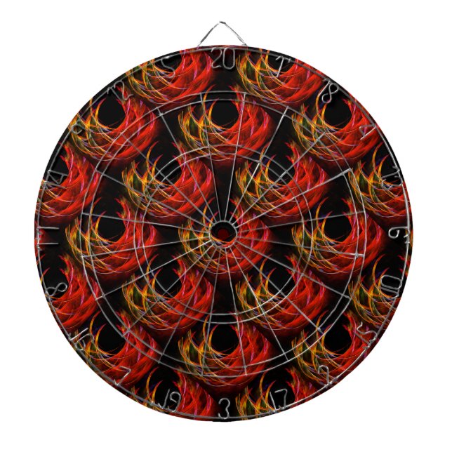 Cute Modern Boho Elegant Abstract Art Pattern #503 Dart Board (Front)