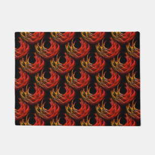 Cute Modern Boho Elegant Abstract Art Pattern #503 Doormat