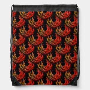 Cute Modern Boho Elegant Abstract Art Pattern #503 Drawstring Bag