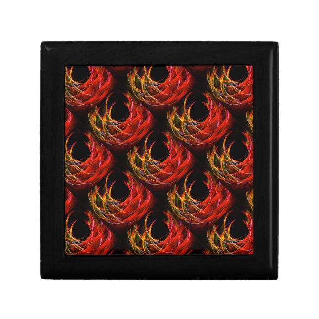 Cute Modern Boho Elegant Abstract Art Pattern #503 Gift Box (Front)