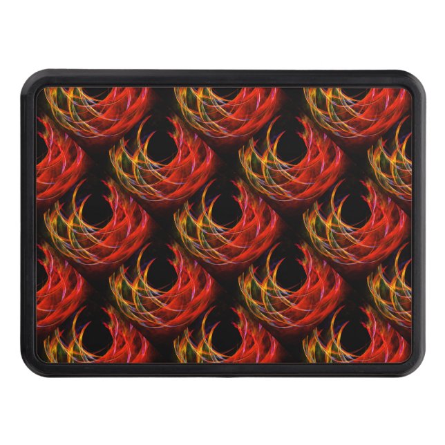 Cute Modern Boho Elegant Abstract Art Pattern #503 Hitch Cover (Front)
