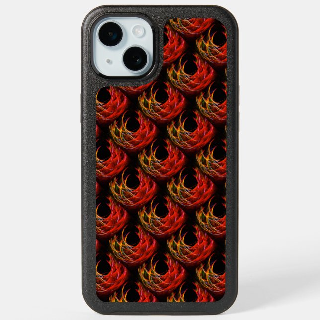 Cute Modern Boho Elegant Abstract Art Pattern #503 iPhone 15 Plus Case (Back)