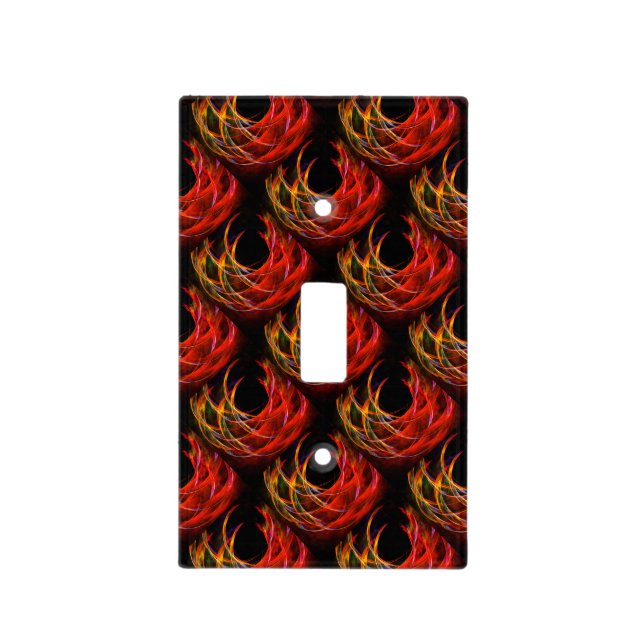 Cute Modern Boho Elegant Abstract Art Pattern #503 Light Switch Cover (Front)