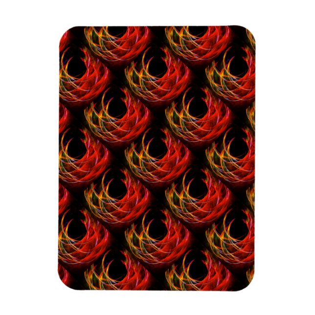 Cute Modern Boho Elegant Abstract Art Pattern #503 Magnet (Vertical)