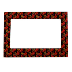Cute Modern Boho Elegant Abstract Art Pattern #503 Magnetic Frame
