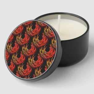 Cute Modern Boho Elegant Abstract Art Pattern #503 Mini Candle Favors