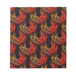 Cute Modern Boho Elegant Abstract Art Pattern #503 Notepad