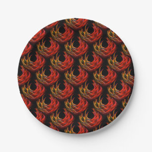 Cute Modern Boho Elegant Abstract Art Pattern #503 Paper Plates