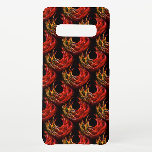 Cute Modern Boho Elegant Abstract Art Pattern #503 Samsung Galaxy Case (Back)