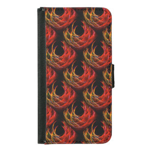 Cute Modern Boho Elegant Abstract Art Pattern #503 Samsung Galaxy S5 Wallet Case