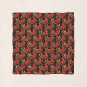 Cute Modern Boho Elegant Abstract Art Pattern #503 Scarf