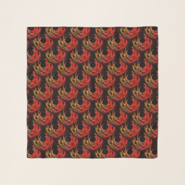Cute Modern Boho Elegant Abstract Art Pattern #503 Scarf (Front)