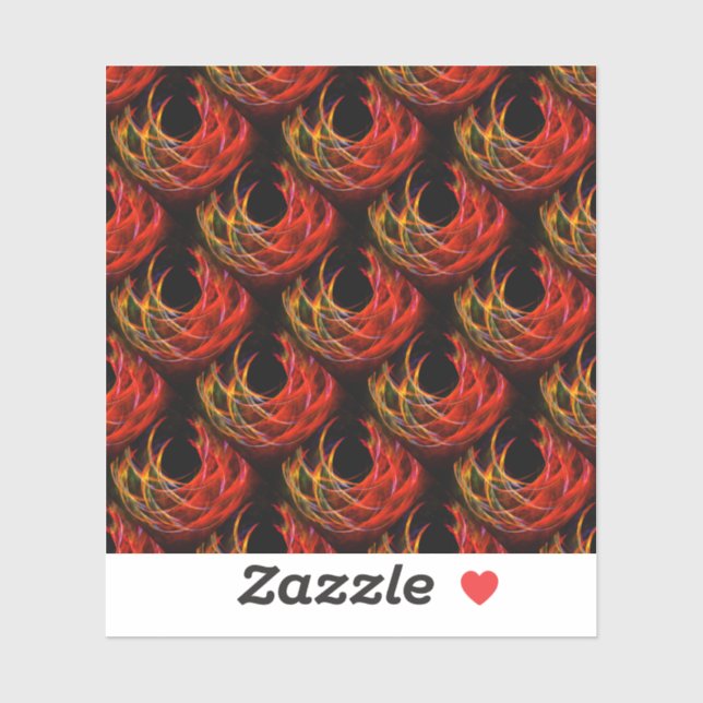 Cute Modern Boho Elegant Abstract Art Pattern #503 Sticker (Sheet)