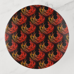 Cute Modern Boho Elegant Abstract Art Pattern #503 Trinket Tray