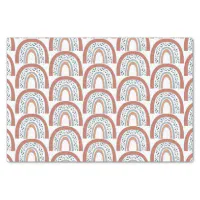 Neutral Rainbow - Boho Rainbow Pattern Wrapping Paper by Union Shore