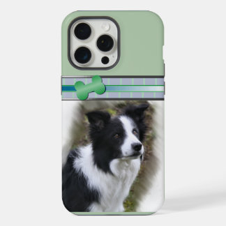 Cute Modern Border Collie Dog Art iPhone 15 Pro Max Case