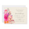 Cute Modern Bright Pink Floral Simple Baby Shower