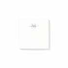 Cute Modern Chic Girly Script Monogram Black Gray