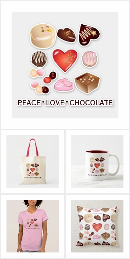 Cute Modern Chocolate Candy Design Gifts