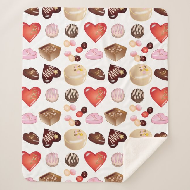 Cute Modern Chocolate Candy Pattern