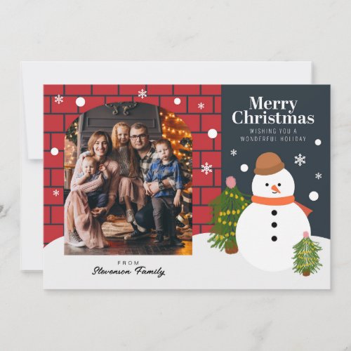 Cute Modern Christmas Home Holiday Card