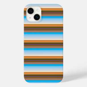 Cute modern colorful stripes Case-Mate iPhone 14 plus case