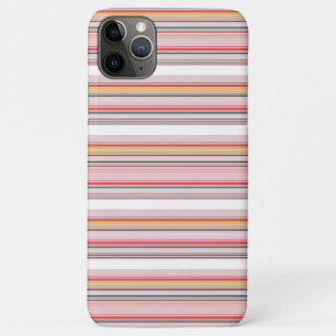 Cute modern colorful stripes iPhone 11 pro max case